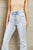 High Waisted Button Fly Flare Jeans