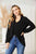Celeste Full Size Long Sleeve Ribbed Blouse