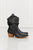 Bigger in Texas Slouchy Cowboy Boots in Black