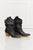 Bigger in Texas Slouchy Cowboy Boots in Black